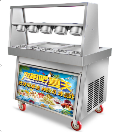Premium Fried Ice Cream Roll Maker Machine for Home Use