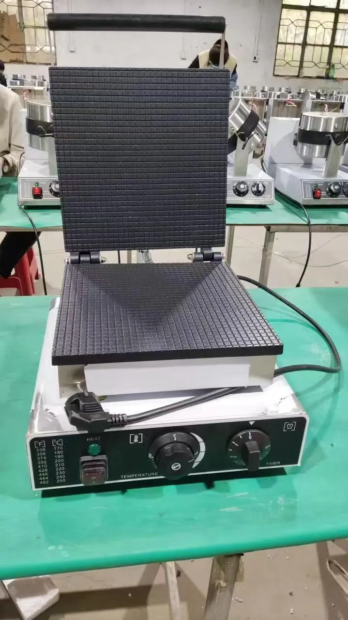 Commercial Customize Mould Square Electric Ice Cream Corn Waffle Maker