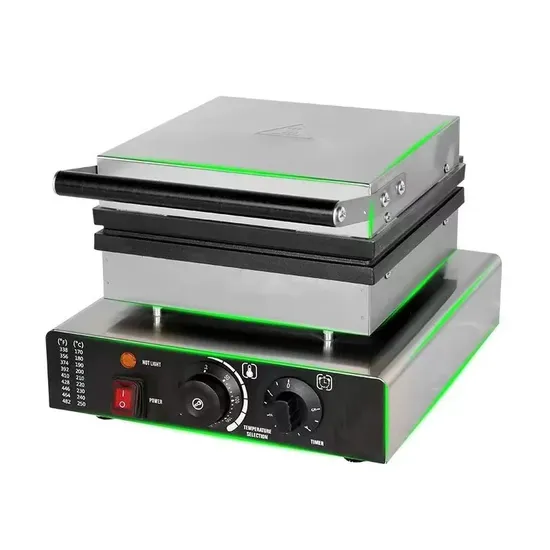 Commercial Customize Mould Square Electric Ice Cream Corn Waffle Maker