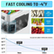 T55 50L Compressor Car Fridge Portable USB Charging for Camping /Outdoor/Hotel/Household Use