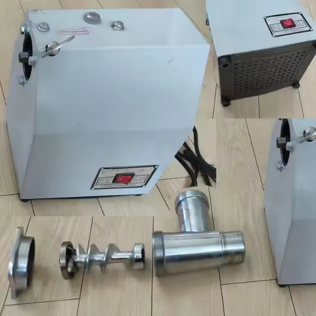 Table Top Stainless Steel Grinder Meat Type Electric Butcher Grinder