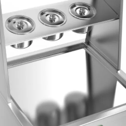 Premium Flat Pan Fried Ice Cream Roll Maker for Snack Shops