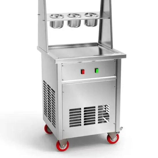 High-Performance Fried Ice Cream Rolls Machine for Ice Cream Shops