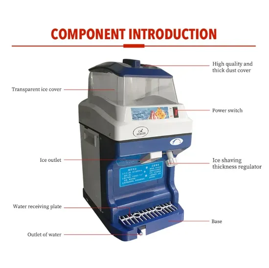 Ice Crusher / Ice Making Machine/Snowy Shaver Manual Hand Crank Ice Grinder