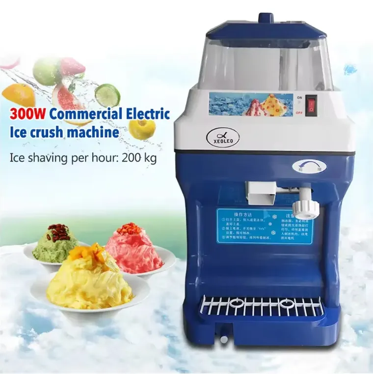 High Efficiency Sand Ice Shaving Machine Ice Cube Crushing Machine