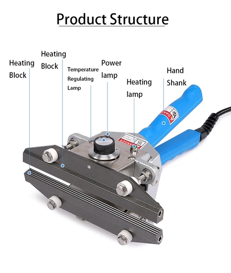 Efficient Handheld Sealer Machine for Plastic and Kraft Bags
