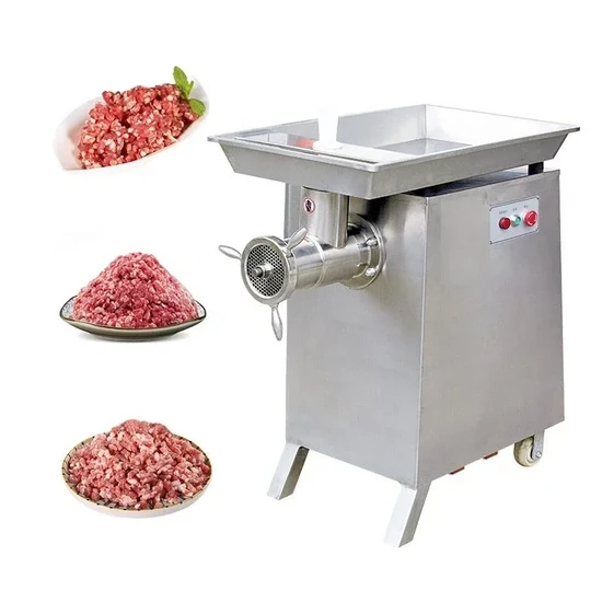 High Capacity Electric Meat Grinder for Commercial Kitchen Use