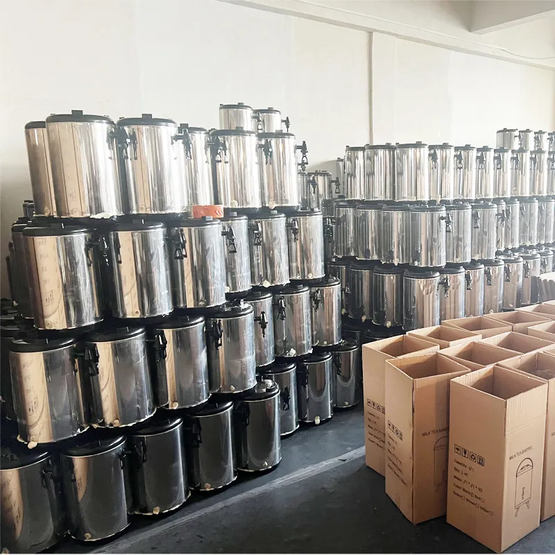 8L 10L 12L Restaurant Stainless Steel Insulation Tea Milk Bucket
