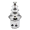 110V/60Hz 220V/50Hz Stainless Steel 4 Tiers Chocolate Fondue Fountain