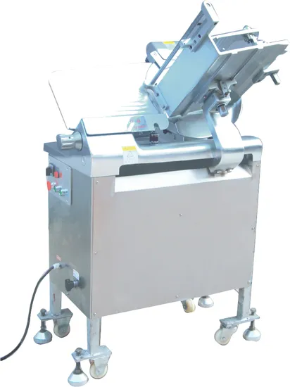 Commercial Grade Vertical Electric Meat Slicer for Frozen Cuts