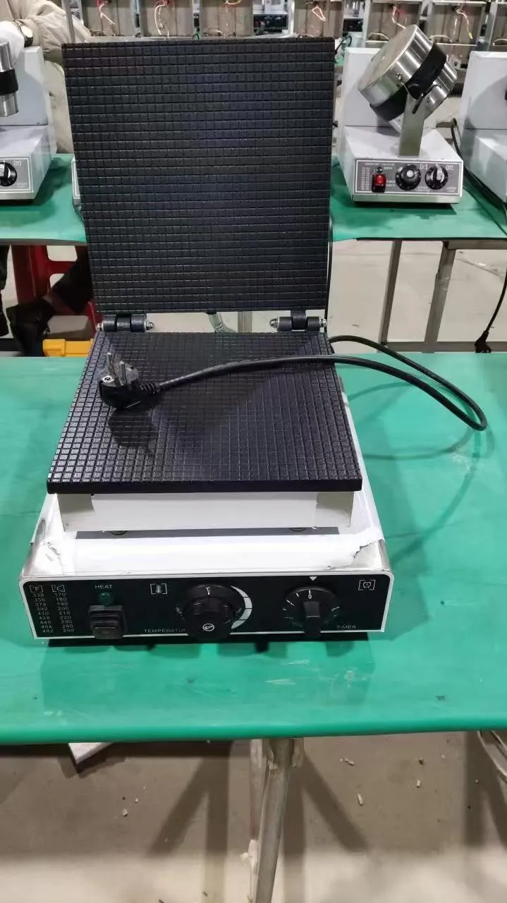 Commercial Customize Mould Square Electric Ice Cream Corn Waffle Maker