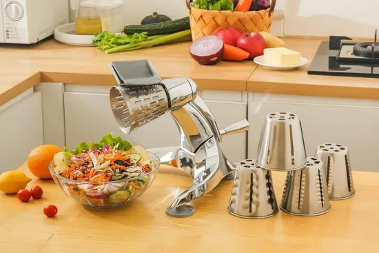 Manual Vegetable Salad Cutter Machine with 5 Kinds Different Knife