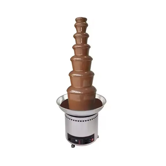 7 Tiers Digital Display Chocolate Fountain for Commercial