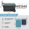 Waycool Weg65 58L Camping Car Fridge Best Portable Car Fridge 12V 24V Car Electric Cooler Compressor with OEM and ODM