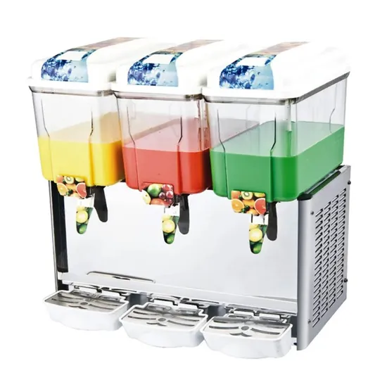 Buffet Supplies Restaurant Plastic Juice Container 1 Tanks with Tap Keeping Drink Stirring Style Beverage Dispenser Machine