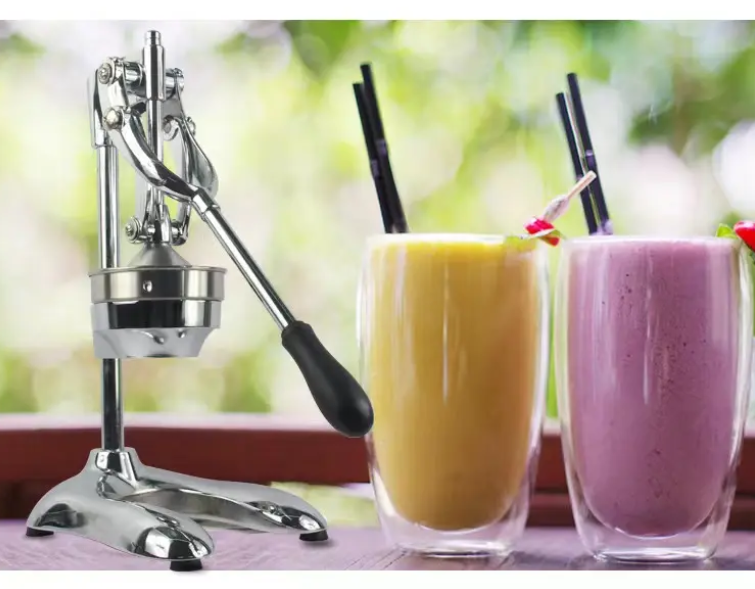 Premium Stainless Steel Manual Juicer for Fresh Citrus Juices