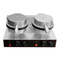 Stainless Steel Electric Double Plate Ice Cream Cone Waffle Maker