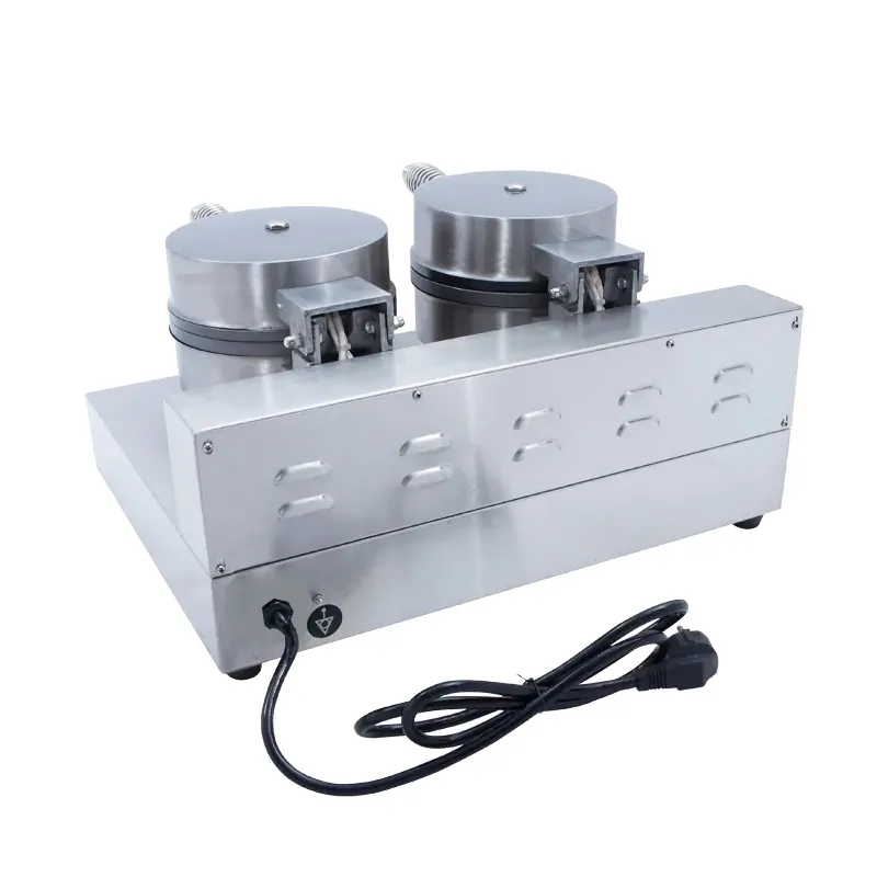 Hf-X5-2 Electric Stainless Steel Two Plate Waffle Maker Machine with CE