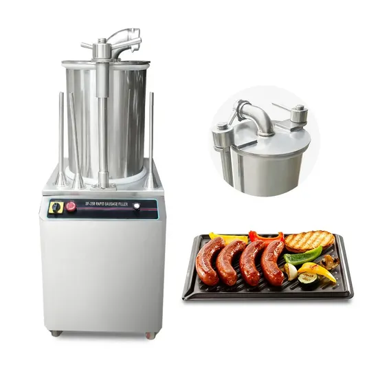 Heavy-Duty 26L Stainless Steel Hydraulic Sausage Filler Machine