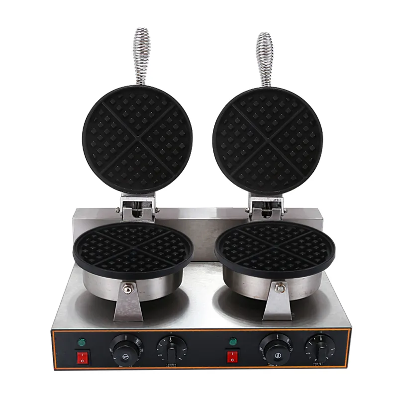 Commercial Stainless Steel Stroopwafel Making Machine DIY Waffle Baking Cooker