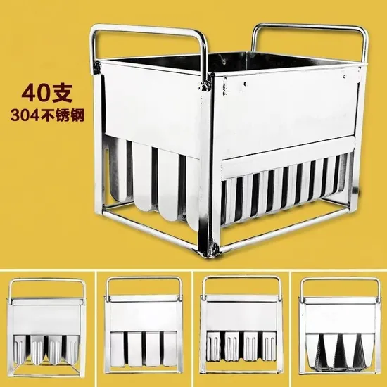 Commercial Ice Cream Molds Industrial Ice Cream Popsicle Mold 304 Stainless Steel Hard Ice Cream Mold for Juicer Machine