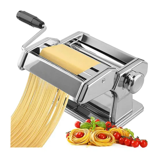 Stainless Steel Hand Pasta Maker with 3 Kinds Blade for Home