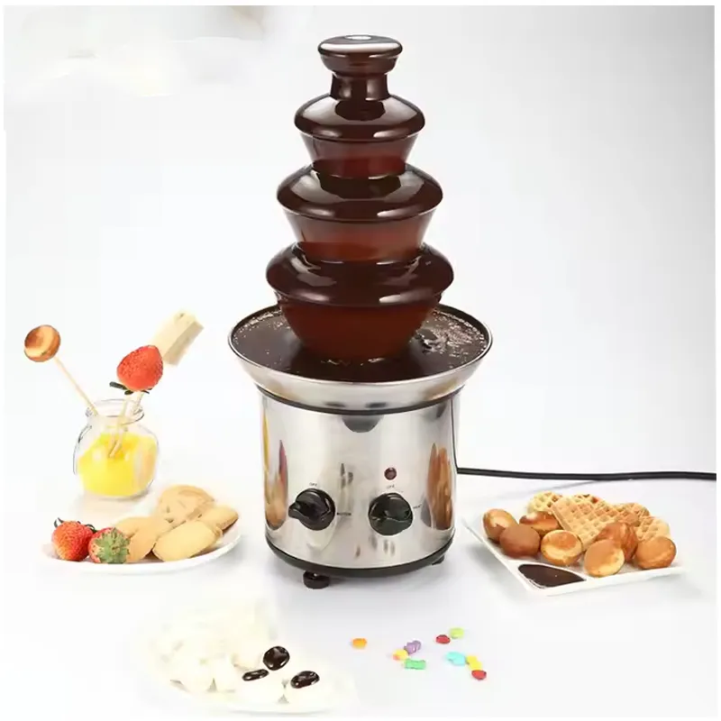 Triple Tiers Chocolate Fountain for Home Use (CT-1004)