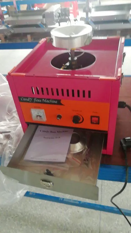 Commercial Sweet Cotton Candy Maker Electric Candy Floss Machine for Wholesale Cotton Candy Making Machine