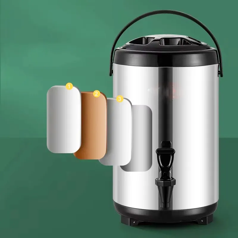 Premium 10L Stainless Steel Tea and Milk Storage Barrel