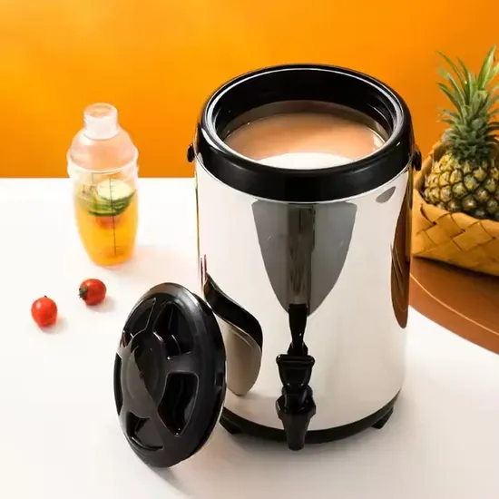 Premium 10L Stainless Steel Tea and Milk Storage Barrel
