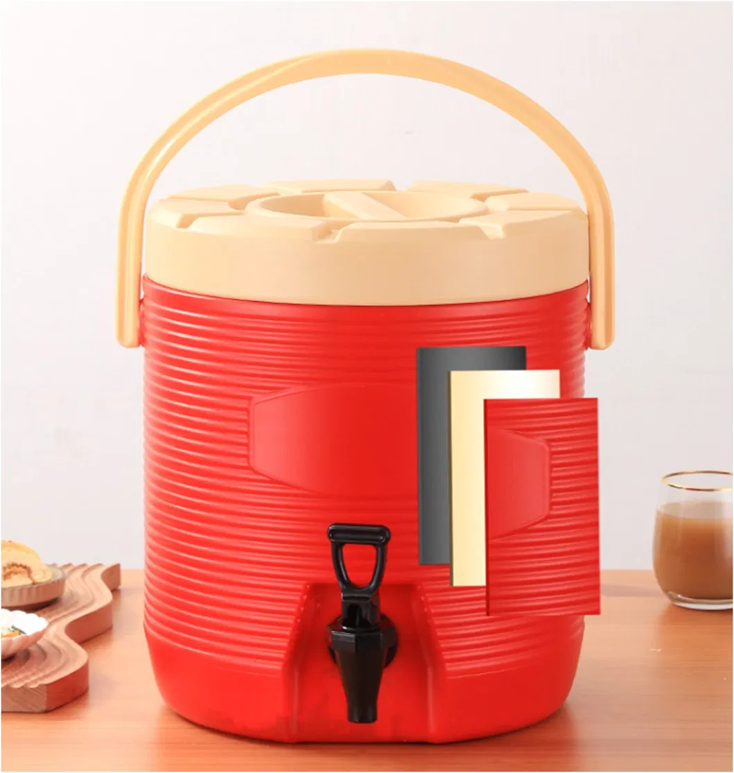 13L 15L 17L Plastic Body Stainless Steel Barrel Milk Tea Bucket