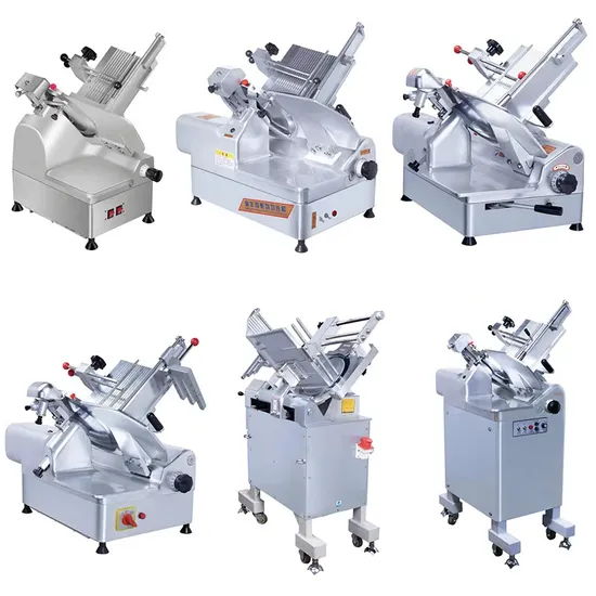 Commercial Grade Vertical Electric Meat Slicer for Frozen Cuts