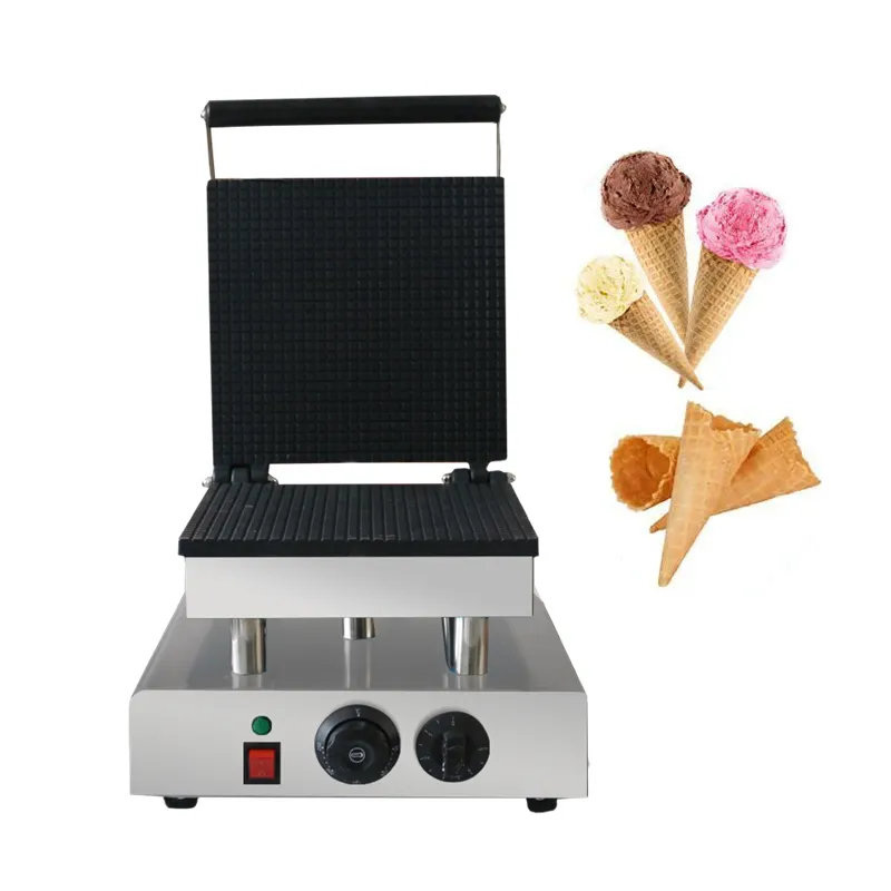 Commercial Customize Mould Square Electric Ice Cream Corn Waffle Maker