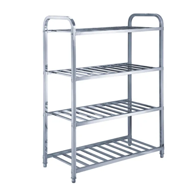 Commercial Stainless Steel Four Layer Store Rack