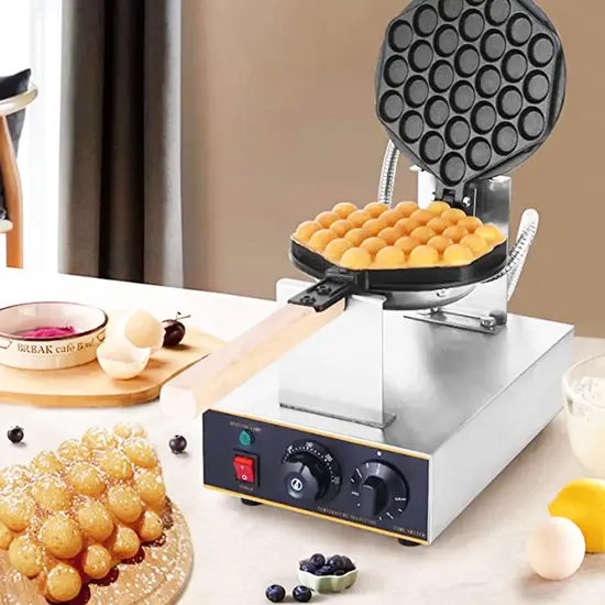 Food Truck Food Machinery Bubble Waffle Maker with Factory