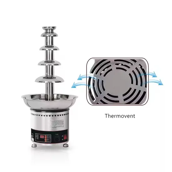 Stainless Steel Electric Chocolate Fountain Machine (CT-1205)