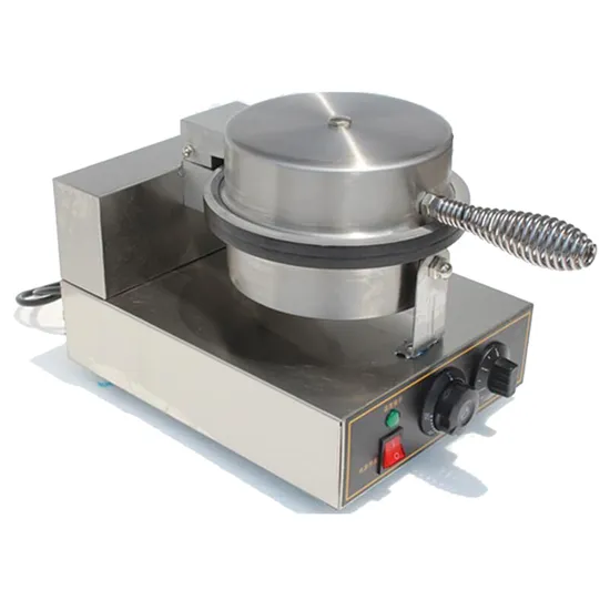 Stainless Steel 4 Half Baker Electric One Plate Cone Ice Cream Machine Waffle Maker Snack Machine