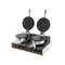 Stainless Steel Electric Double Plate Ice Cream Cone Waffle Maker
