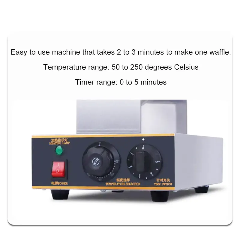 Food Truck Food Machinery Bubble Waffle Maker with Factory