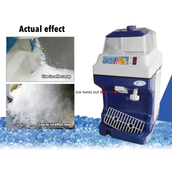 Ice Crusher / Ice Making Machine/Snowy Shaver Manual Hand Crank Ice Grinder