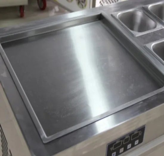 Smart Cold Storage Fried Ice Cream Roll Machine