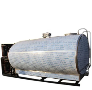 2025 Hot Sale Durable Stainless Steel 500-10000L Milk Cooler Milk Cooling Tank for Efficient Dairy Preservation