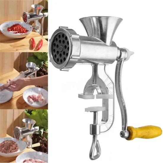 Premium Manual Meat Grinder for Home Cooking and Sausage Making
