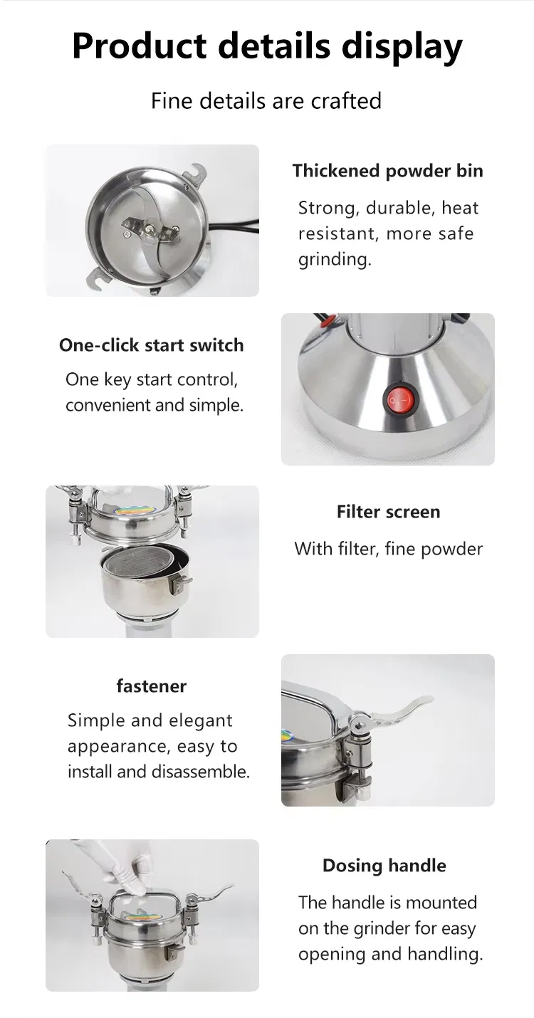 Electric Spice Herb Pepper Bean Salt Coffee Grinder (CT-100G)