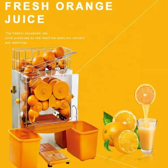Commercial Automatic Process Orange Lemon Citrus Juicer
