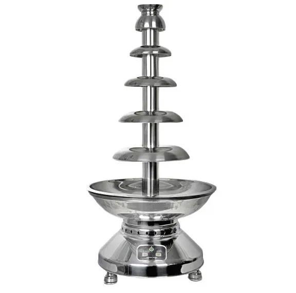 6 Tiers Stainless Steel Touch Screen Commercial Chocolate Fountain (CT-1003)