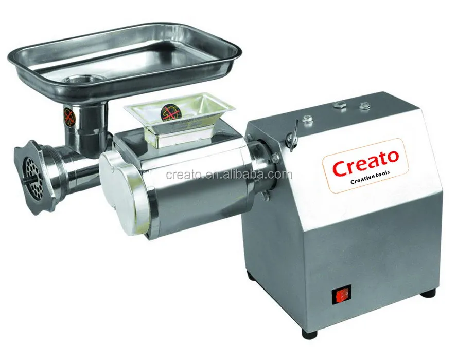 Electric Two-Function Table Type Meat Mincer for Home and Farm