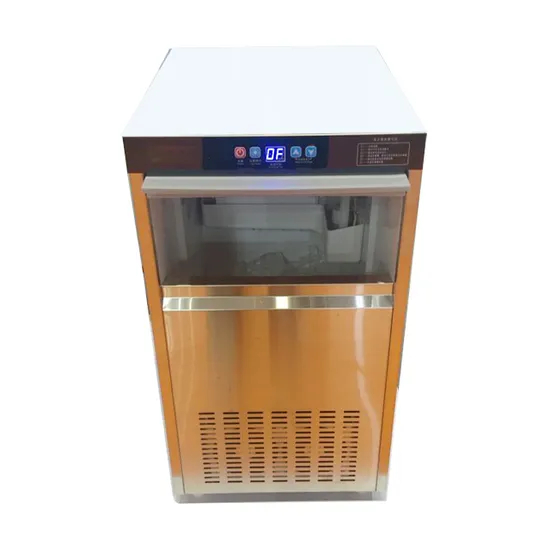 Commercial Cube Ice Machine Producing 40kg Daily Output