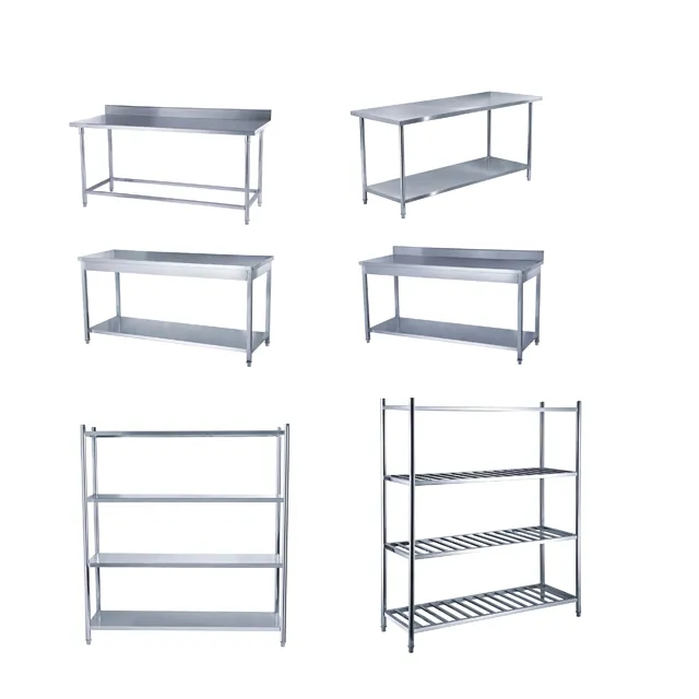 Commercial Stainless Steel Four Layer Store Rack