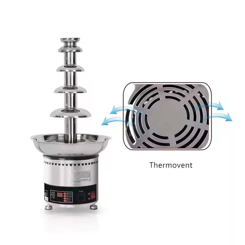 Stainless Steel Electric Chocolate Fountain Machine (CT-1205)
